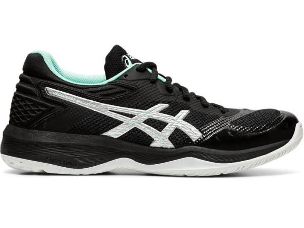 Asics Volleybalschoenen Dames, NETBURNER BALLISTIC Zwart/Zilver - Asics Outlet Brussels | B2985046-MA